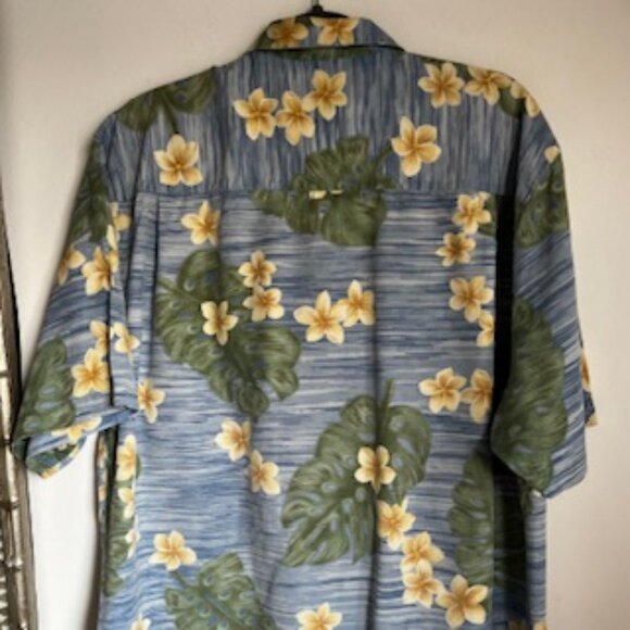 🧡3/15 Jamaica Jaxx Silk Hawaiian Shirt Men's L/G - Picture 4 of 11